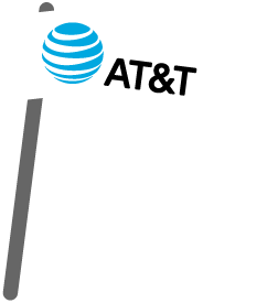 ATT Logo on flag